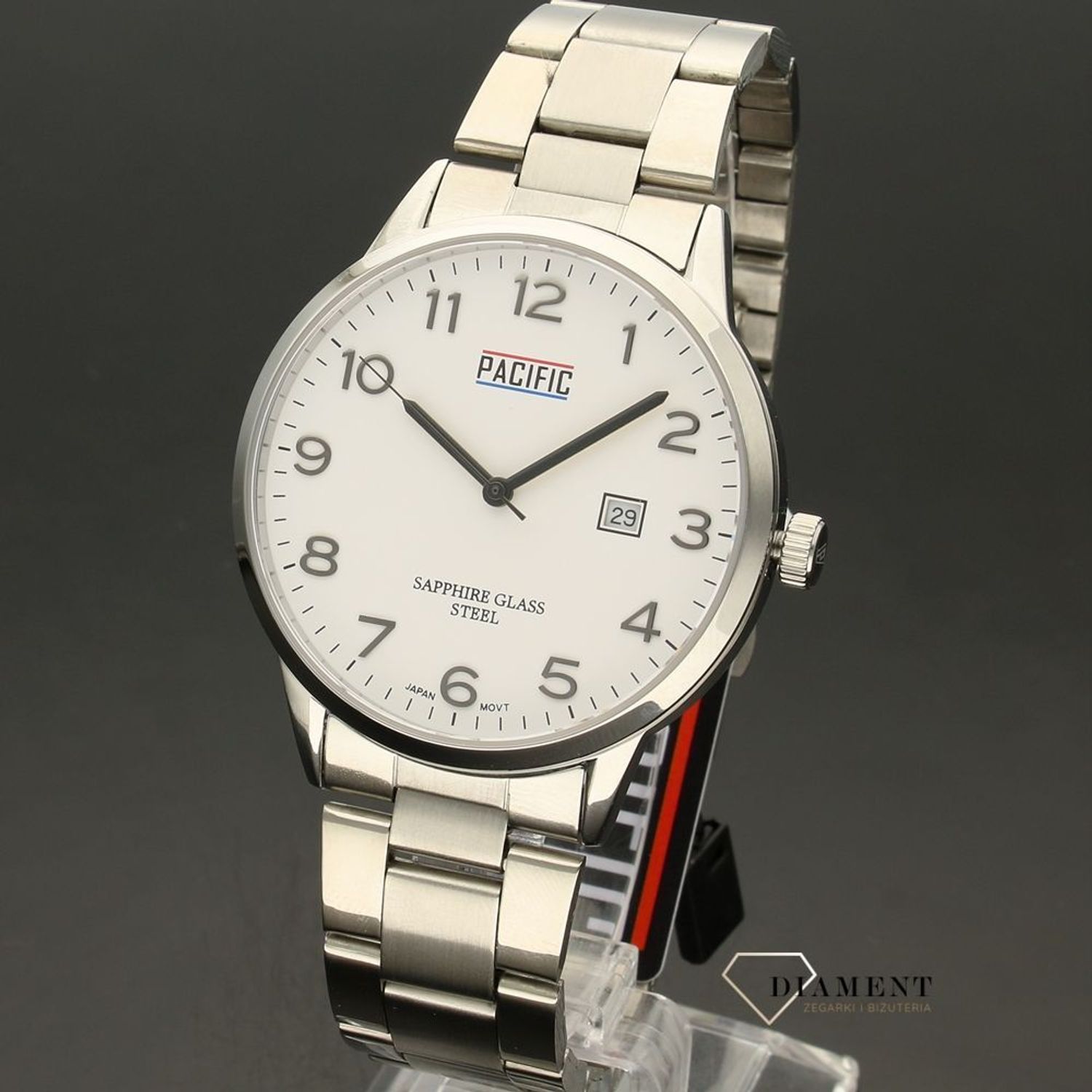 Męski zegarek Pacific Sapphire S1047 SILVER (1).jpg
